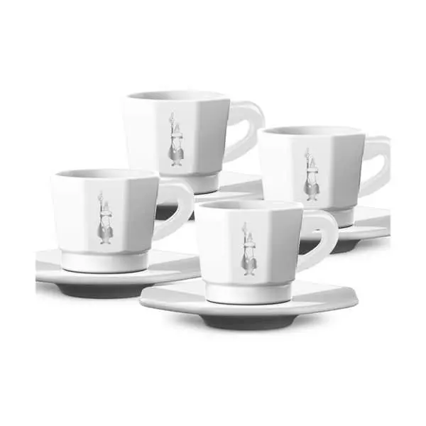 Bialetti Oktal Espressokopper - 4 Stk. 3 Bialetti Oktal Espressokopper - 4 Stk.