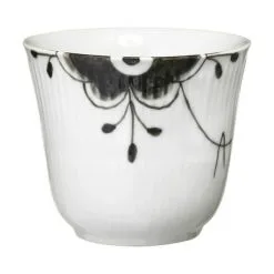 Royal Copenhagen Sort Mega Riflet Termokop