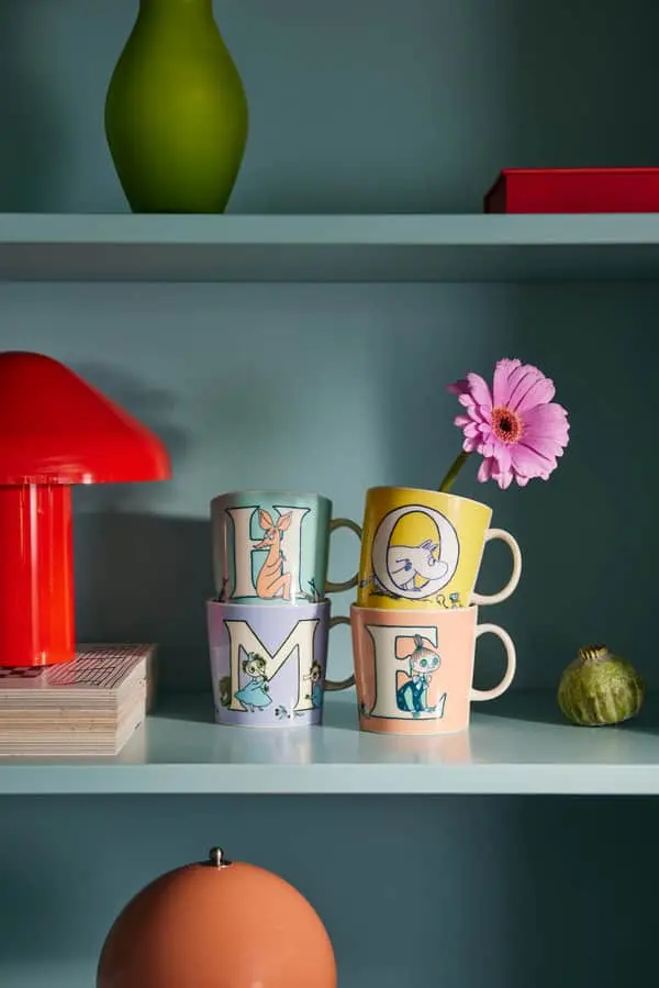 Arabia Mumi ABC Krus - E 5 Arabia Mumi ABC Krus - E - Billede 3