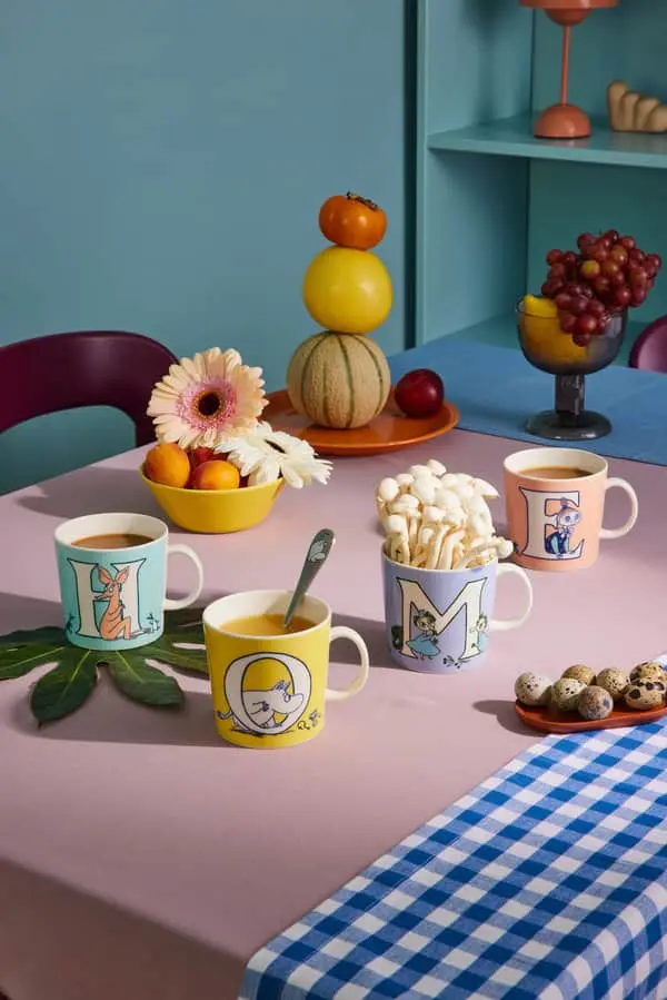 Arabia Mumi ABC Krus - E 4 Arabia Mumi ABC Krus - E - Billede 2