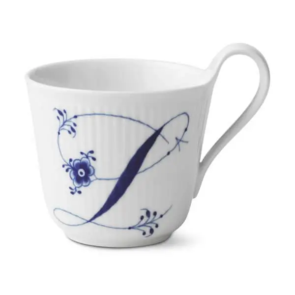 Royal Copenhagen Alfabet Kollektion Højhankskop - L 3 Royal Copenhagen Alfabet Kollektion Højhankskop - L