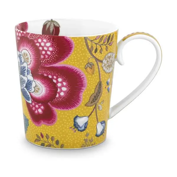Pip Studio Floral Fantasy Alfabet Krus - F 6 Pip Studio Floral Fantasy Alfabet Krus - F - Billede 4