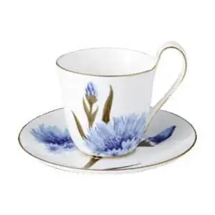 Royal Copenhagen Flora Højhankskop M. Underkop - Kornblomst 3 Royal Copenhagen Flora Højhankskop M. Underkop - Kornblomst