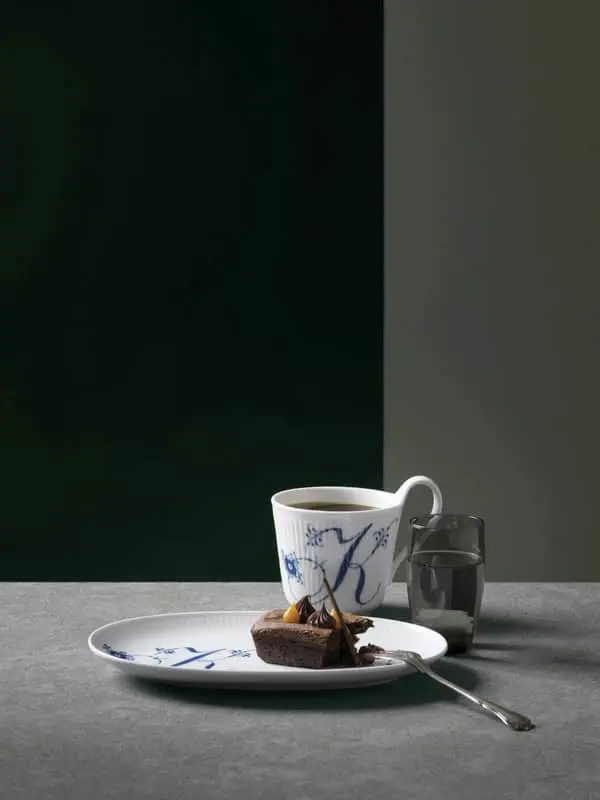 Royal Copenhagen Alfabet Kollektion Højhankskop - K 4 Royal Copenhagen Alfabet Kollektion Højhankskop - K - Billede 2