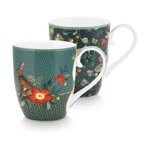 Pip Studio 2 XL Krus Winter Wonderland Green 3 Pip Studio 2 XL Krus Winter Wonderland Green