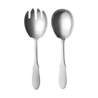 Georg Jensen Mitra Serveringssæt - 2 Dele 3 Georg Jensen Mitra Serveringssæt - 2 Dele