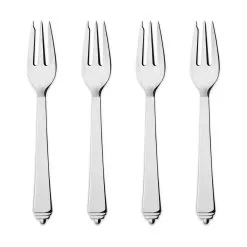 Georg Jensen Pyramide Kagegaffel - 4 Stk.