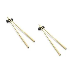 BITZ Spisepinde Messing - 4 Dele