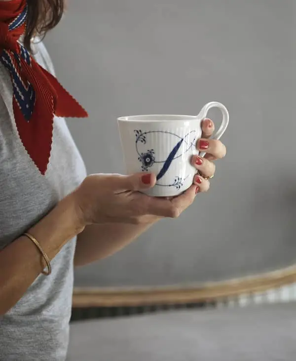 Royal Copenhagen Alfabet Kollektion Højhankskop - L 4 Royal Copenhagen Alfabet Kollektion Højhankskop - L - Billede 2