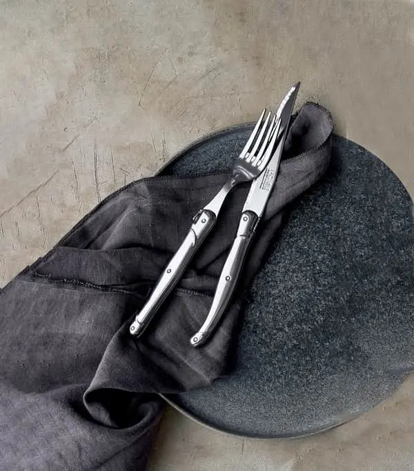 Laguiole Steakkniv Bestiksæt - 6 Dele 6 Laguiole Steakkniv Bestiksæt - 6 Dele - Billede 4