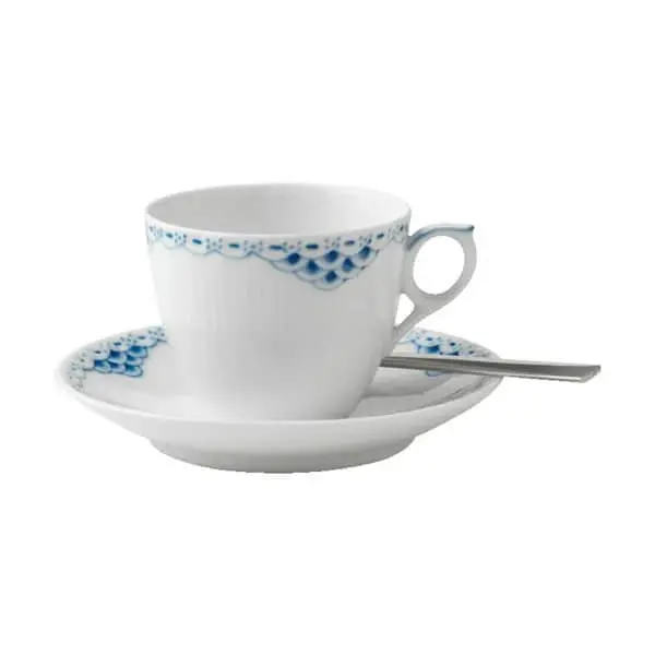 Royal Copenhagen Prinsesse Kaffekop M. Underkop 4 Royal Copenhagen Prinsesse Kaffekop M. Underkop - Billede 2